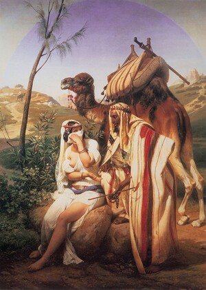 Horace Vernet, Juda et Tamar, huile sur toile, 1840, Londres, Wallace Collection.