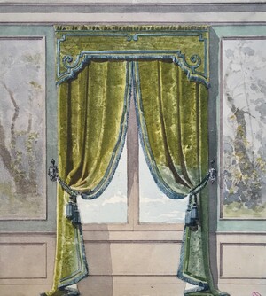 Henry Penon, décor de fenêtre, 1870-1897.